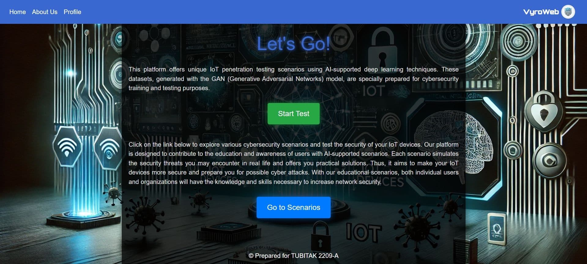 (TUBITAK 2209-A) IoT Sızma Testleri İçin Üretici Yapay Zeka Destekli Web Platformu 1